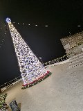 ALBERO A ROMBI 12Mt Luminarie Natalizie per Piazze