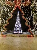 ALBERO A ROMBI 12Mt Luminarie Natalizie per Piazze