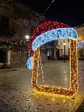 CORNICE CAPPELLO Luminarie Luminaria Natalizia