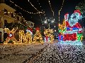 SCRITTA XMAS 2D PAVIMENTO Luminarie Natalizie per Piazze