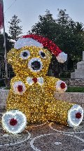 ORSO YOGHI 3D Luminarie Natalizie per Piazze