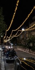 FILARE DI STRINGHE MINILUCCIOLE Luminarie Natalizie per Strade