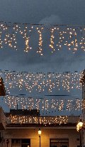 TENDINA ICE LIGHT Luminarie Natalizie per Strade