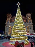 ALBERO SPIRALE MALTA 3D 12Mt Luminarie Natalizie per Piazze