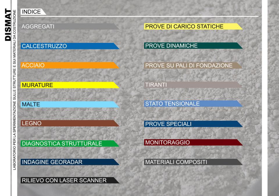 Prove Indagini e Sperimentazioni su Materiali da Costruzione