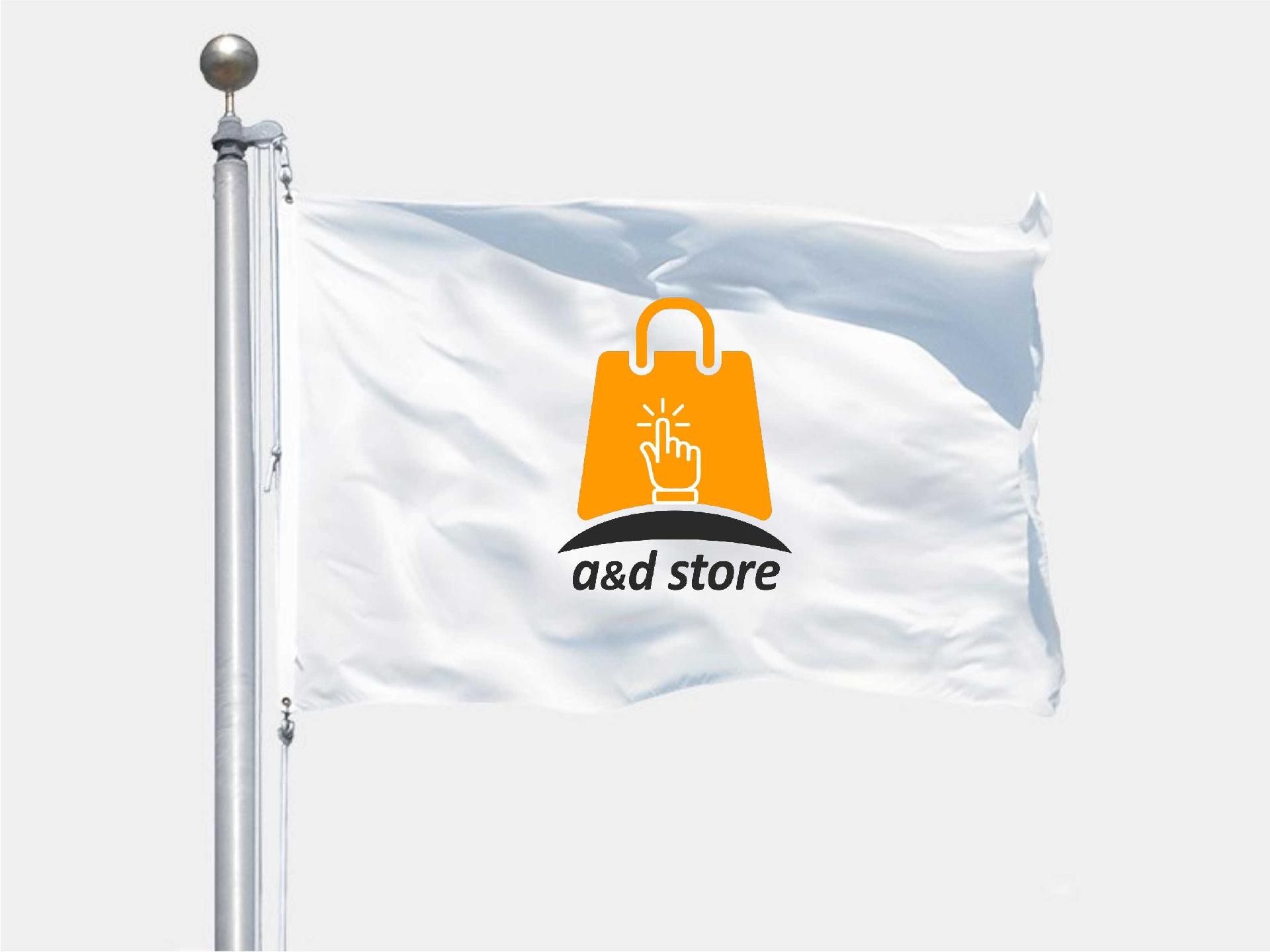 Bandiera personalizzata AeD da asta - Marsala (Trapani)