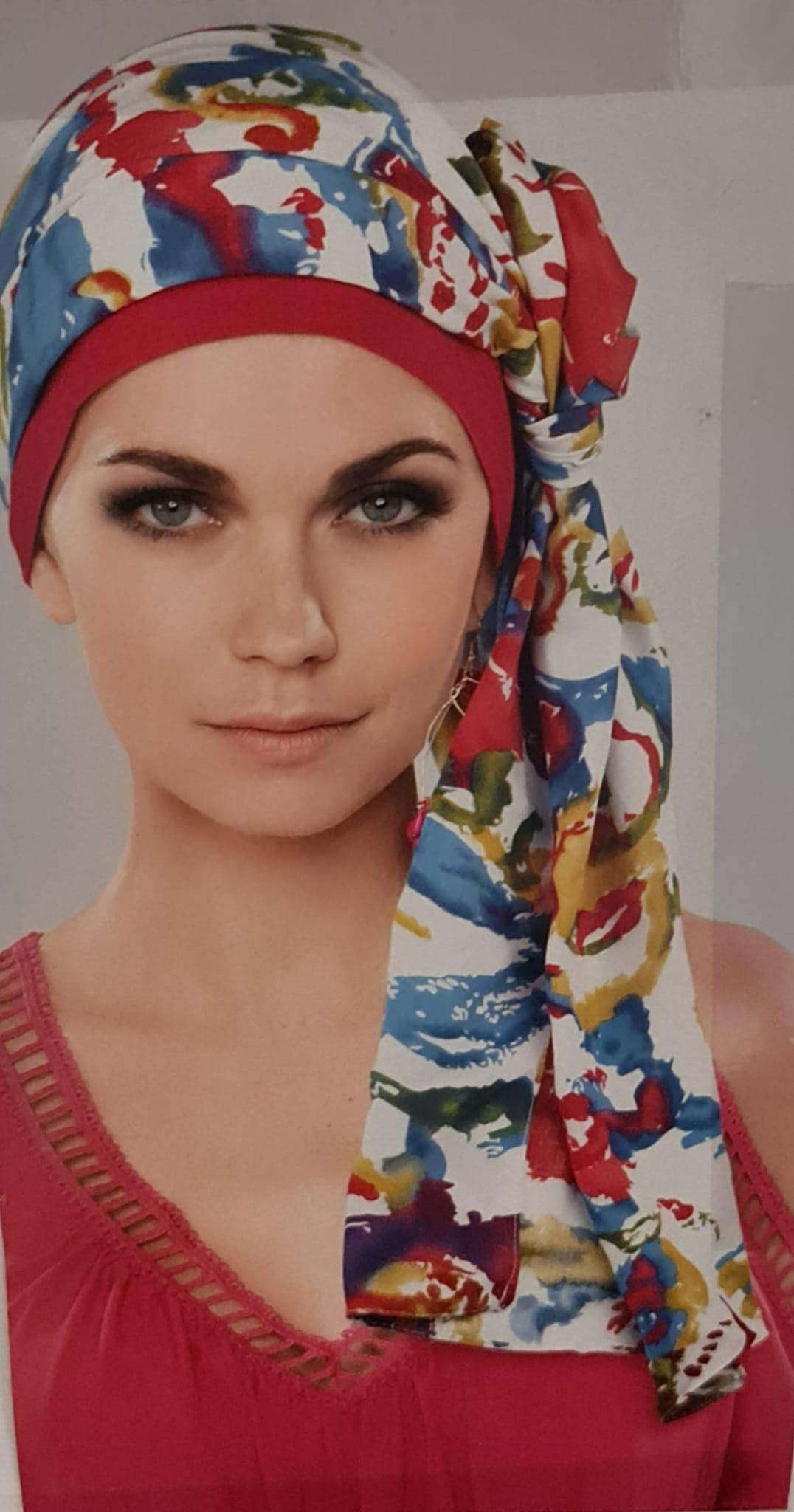 Donna turbante per Capelli in fibra di bambù in fantasia personalizzabile