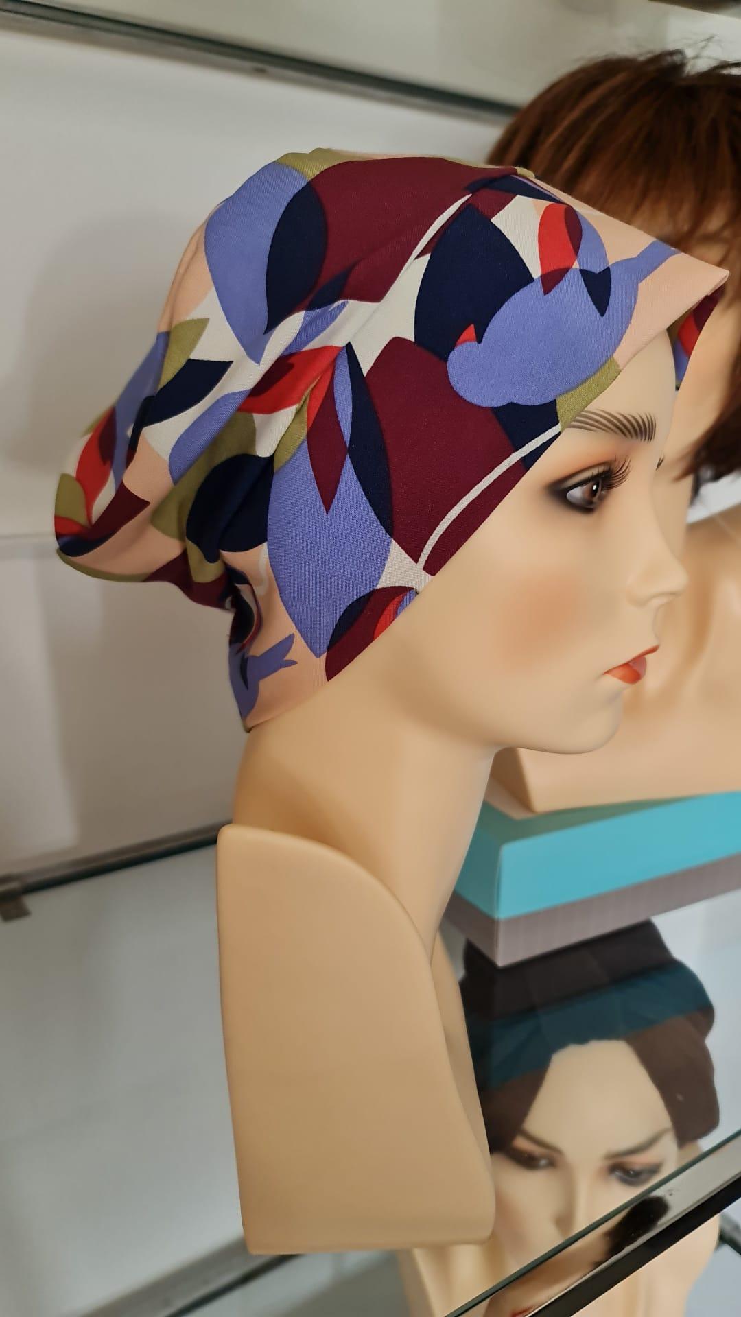 Donna turbante cappello per capelli in tessuto di bambù a fantasia  personalizzabile su misura - Isola delle Femmine (Palermo)
