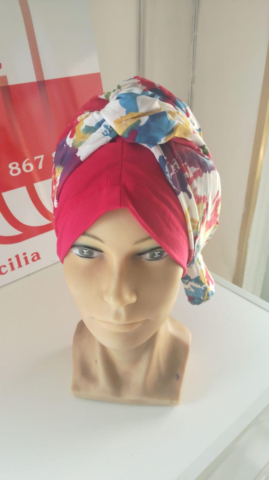 Donna turbante per Capelli in fibra di bambù in fantasia personalizzabile