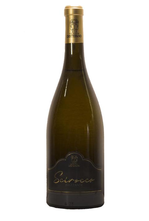 Vino bianco frizzantino Scirocco Inzolia Doc Tenute Distefano Bottiglia da 75 Cl