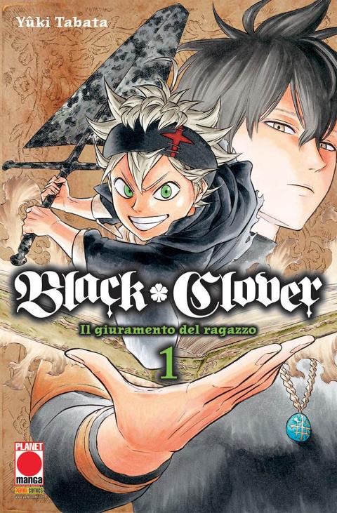 BLACK CLOVER 01- I RISTAMPA PLANETMANGA SHONEN YUKI TABATA