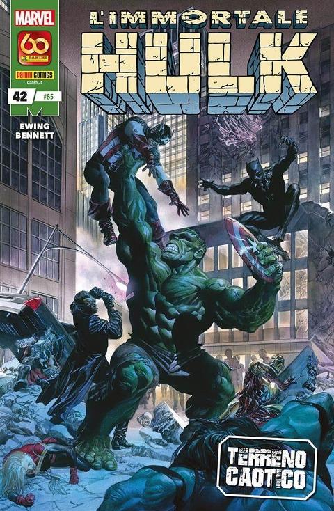 HULK E I DIFENSORI 85 - L'IMMORTALE HULK 42 MARVEL COMICS AL EWING & JOE BENNETT