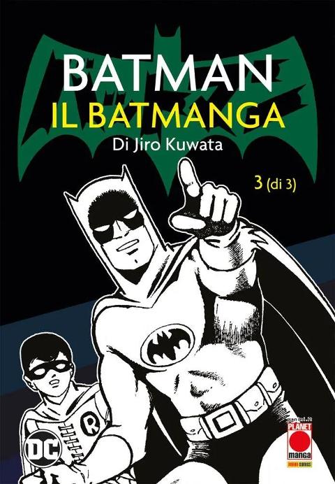BATMAN:IL BATMANGA DI JIRO KUWATA 3 PLANETMANGA SHONEN JIRO KUWATA