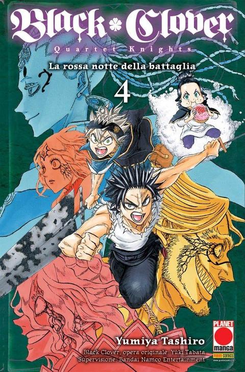 BLACK CLOVER QUARTET KNIGHTS 04 PLANETMANGA SHONEN YUKI TABATA