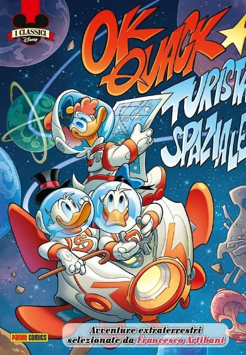 OK QUACK TURISTA SPAZIALE + MONETA PANINI COMICS FUMTTO AA.VV.
