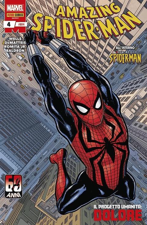 SPIDER-MAN UOMO RAGNO 804 MARVEL COMICS ZEB WELLS & JOHN ROMITA JR