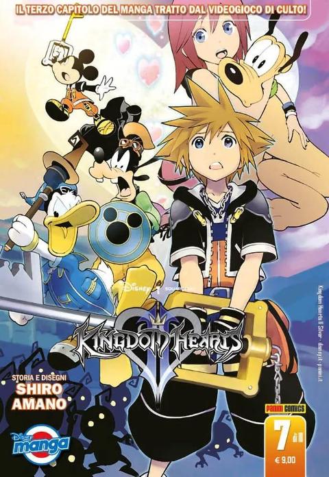 KINGDOM HEARTS II SILVER 07 PLANETMANGA SHONEN SHIRO AMANO
