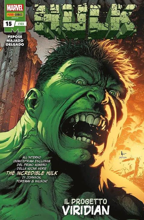 HULK 103 - 15 MARVEL COMICS PEPOSE, MAJADO & DELGADO