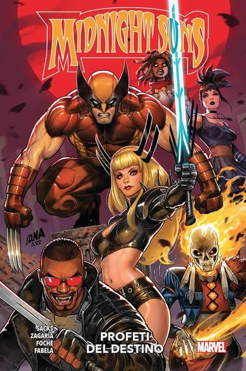 MIDNIGHT SUNS: PROFETI DEL DESTINO MARVEL COMICS LUIGI ZAGARIA & ETHAN SACKS