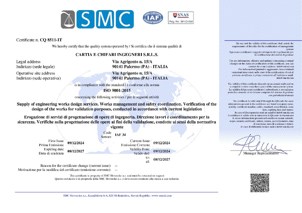 UNI EN ISO 9001:2015