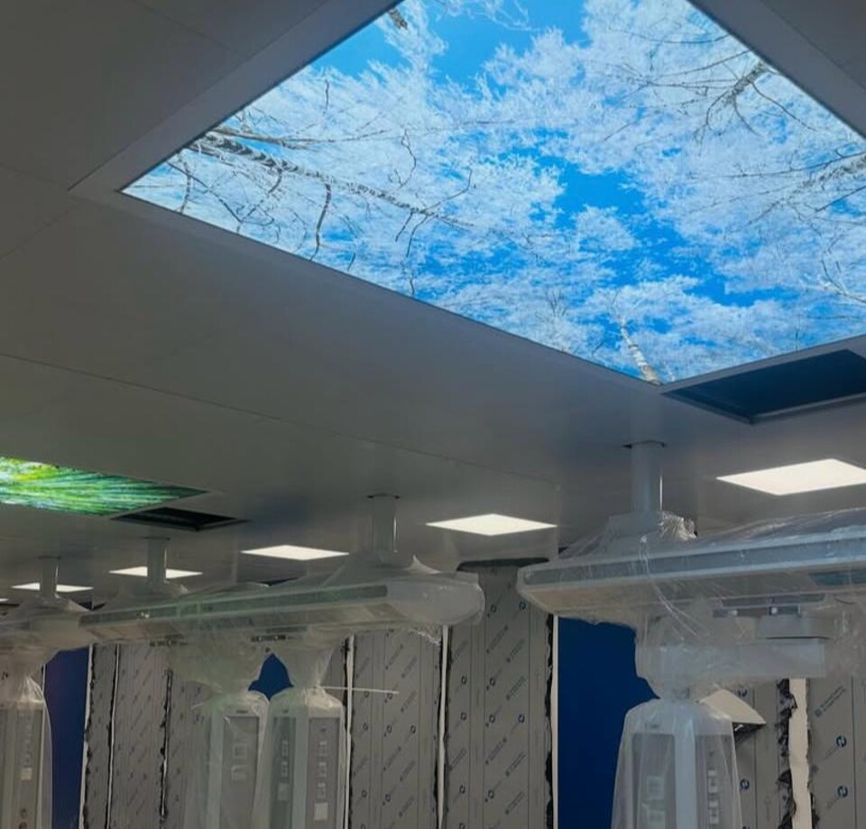 Nuovo reparto di terapia intensiva.