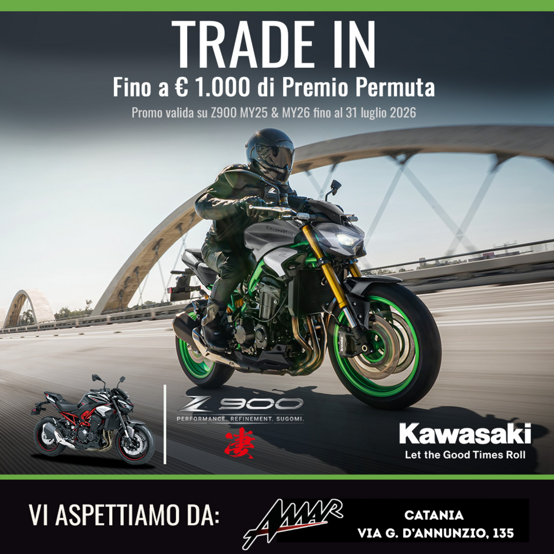 Z900 fino a € 1.000 di premio permuta