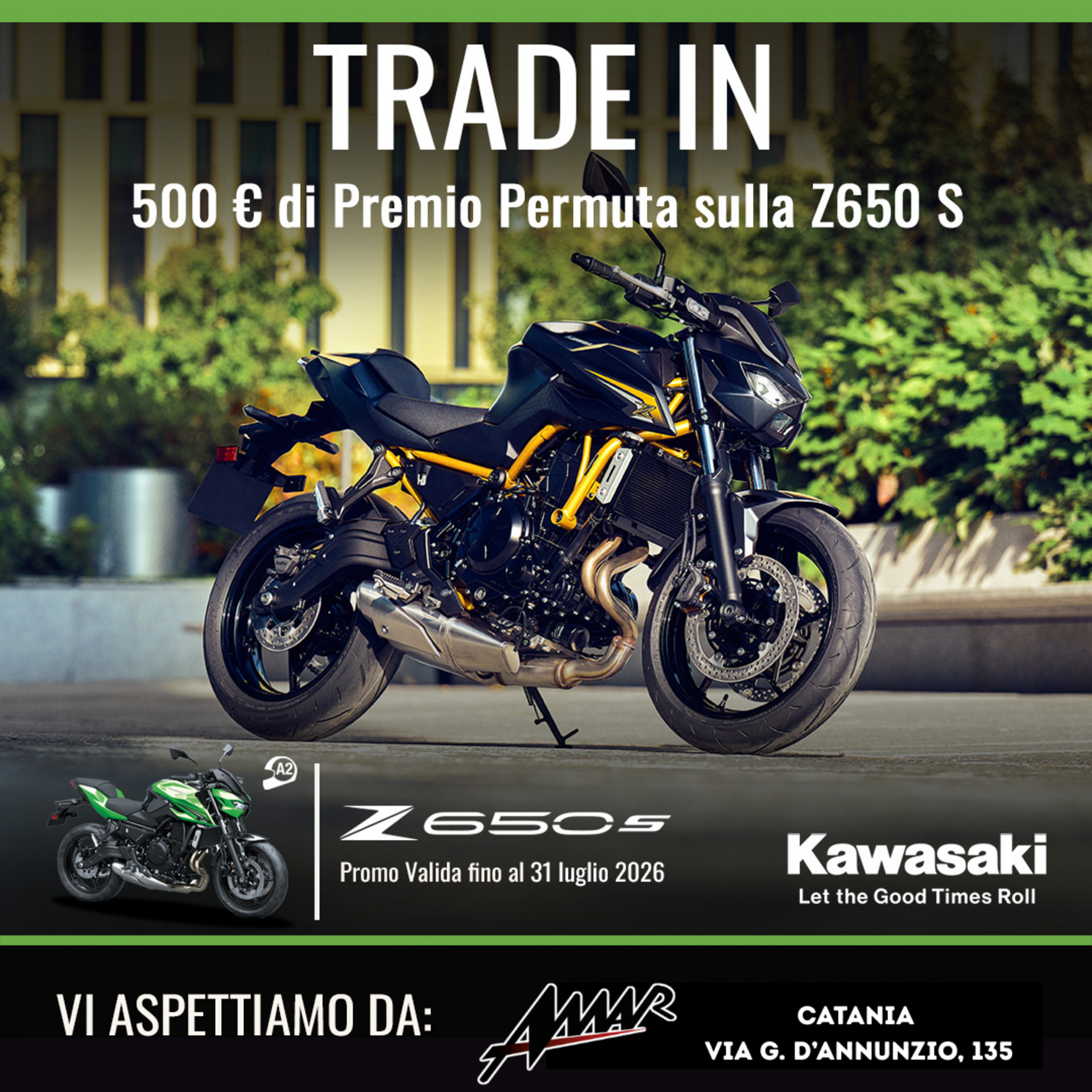Z650S tua a partire da € 6.990