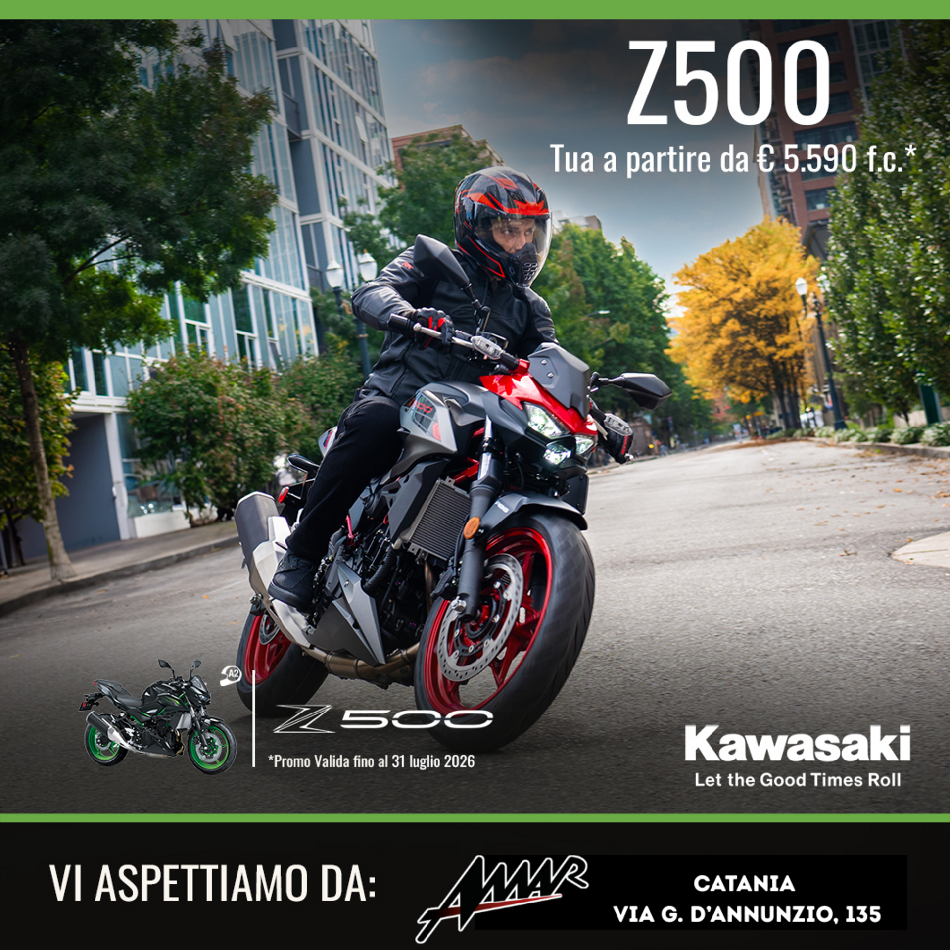 Z500 tua a partire da € 5.590