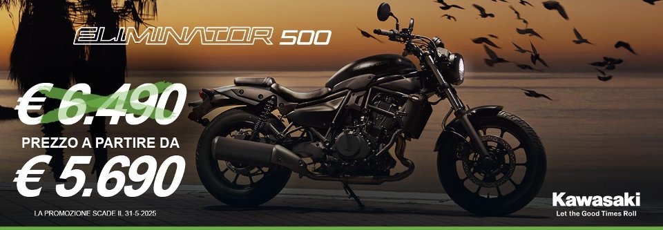 Eliminator: tua a partire da € 5.690
