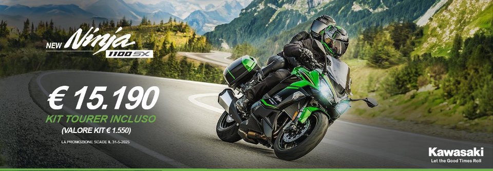 Ninja 1100 con Kit Tourer in omaggio