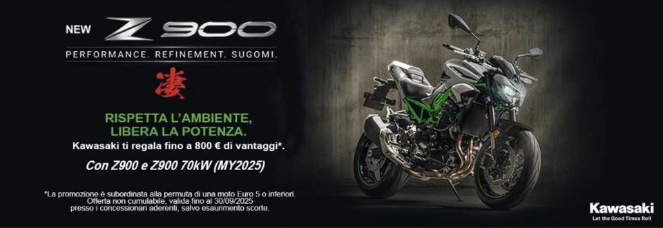 Z 900 tua con 800€ di vantaggi