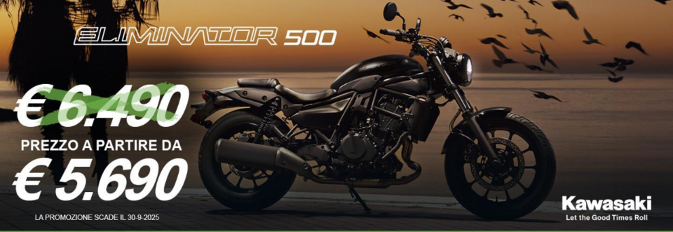 Eliminator: tua a partire da € 5.690