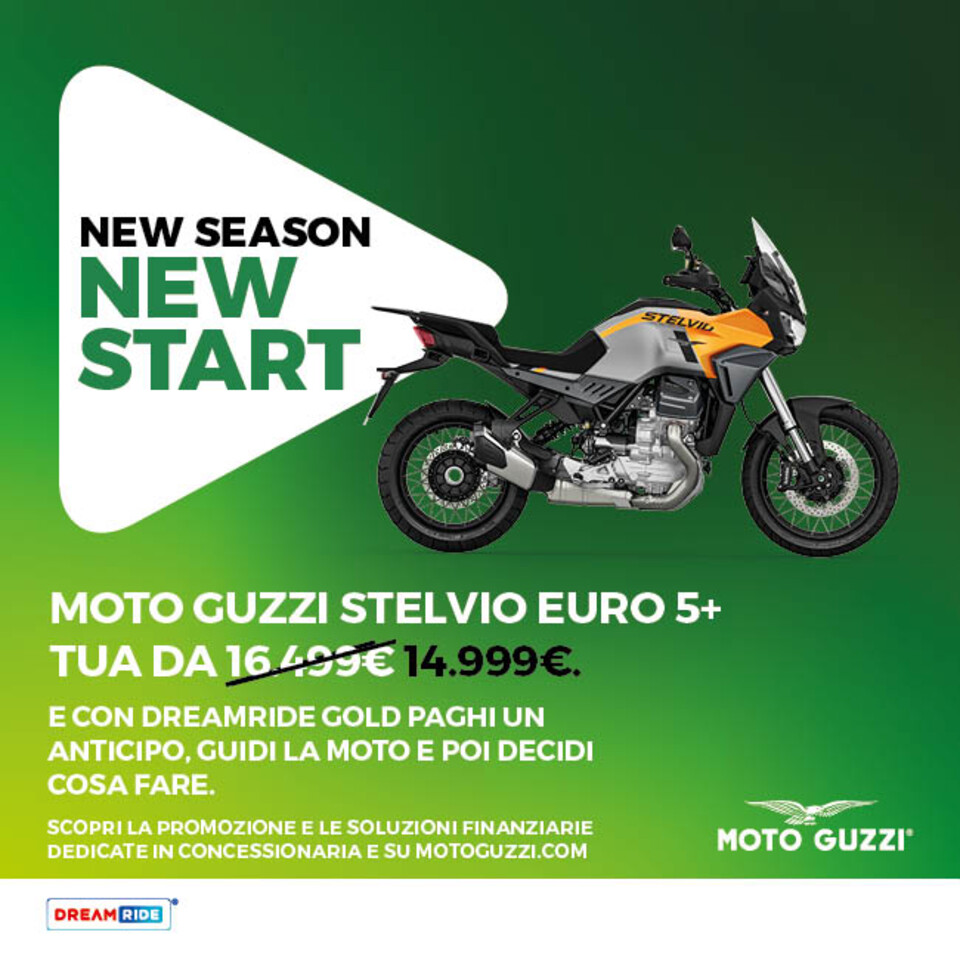STELVIO TUA DA 14.999€ E CON DREAMRIDE GOLD PAGHI UN ANTICIPO, GUIDI LA MOTO E POI DECIDI COSA FARE.