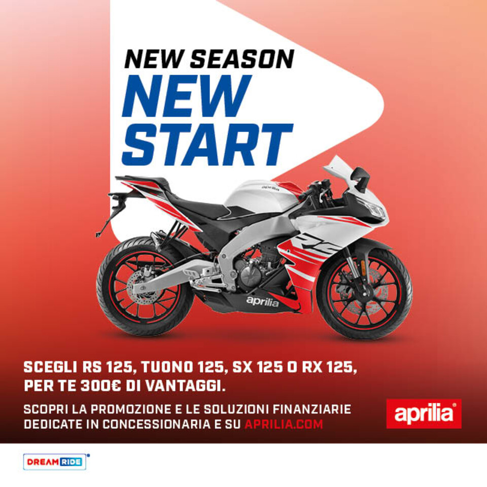 SCEGLI RS 125, TUONO 125, SX 125 O RX 125, PER TE 300€ DI VANTAGGI