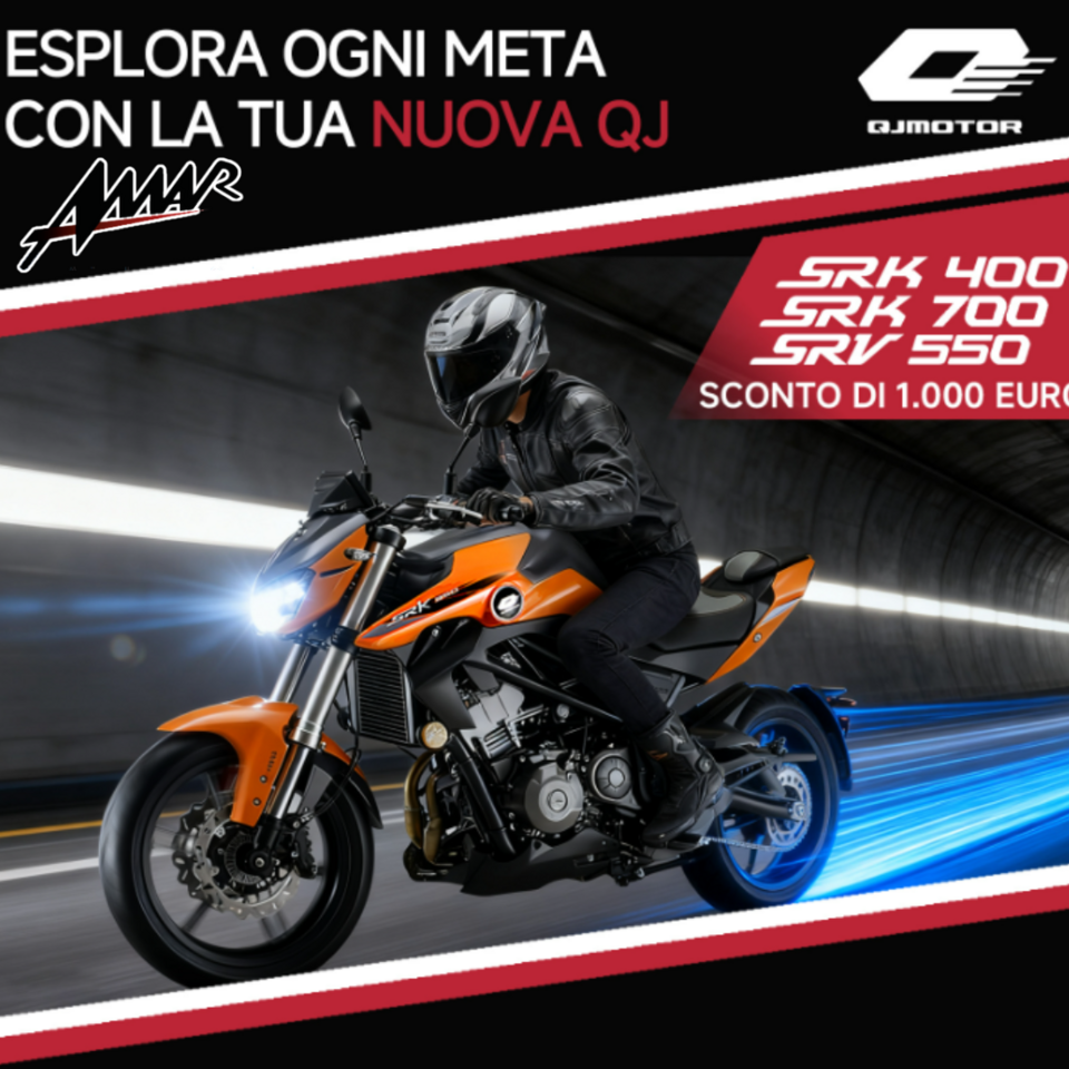 Acquista una naked QJ con 1.000 euro di sconto