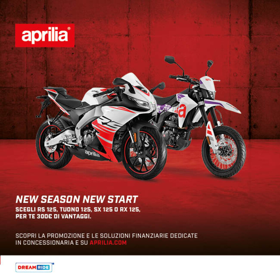 SCEGLI RS 125, TUONO 125, SX 125 O RX 125, PER TE 300€ DI VANTAGGI