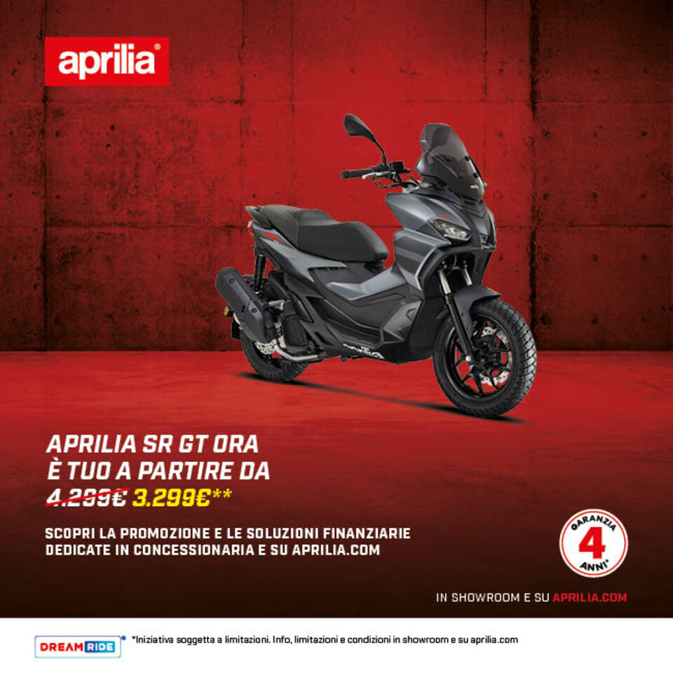 SR GT TUO A PARTIRE DA 3.299€ CON ANTICIPO ZERO (TAN 1,99%, TAEG 13,60%).