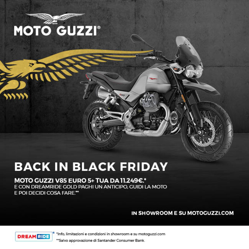 V85 E’ TUA DA 11.249€ E CON DREAMRIDE GOLD PAGHI UN ANTICIPO, GUIDI LA MOTO E POI DECIDI COSA FARE.