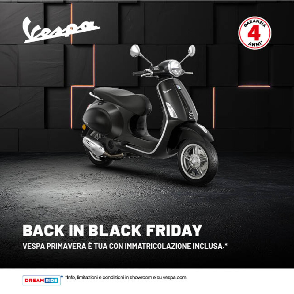 Vespa Primavera Euro 5+ tua chiavi in mano con rate da 89€ al mese