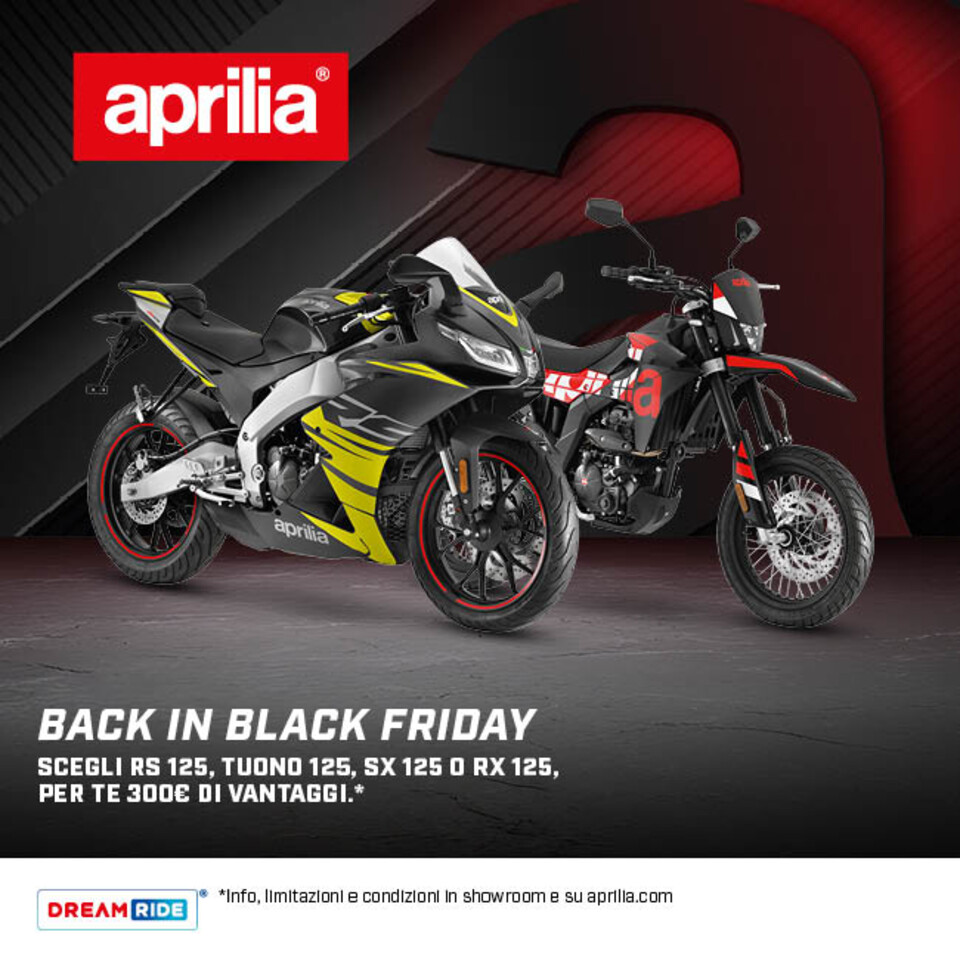 SCEGLI RS 125, TUONO 125, SX 125 O RX 125, PER TE 300€ DI VANTAGGI