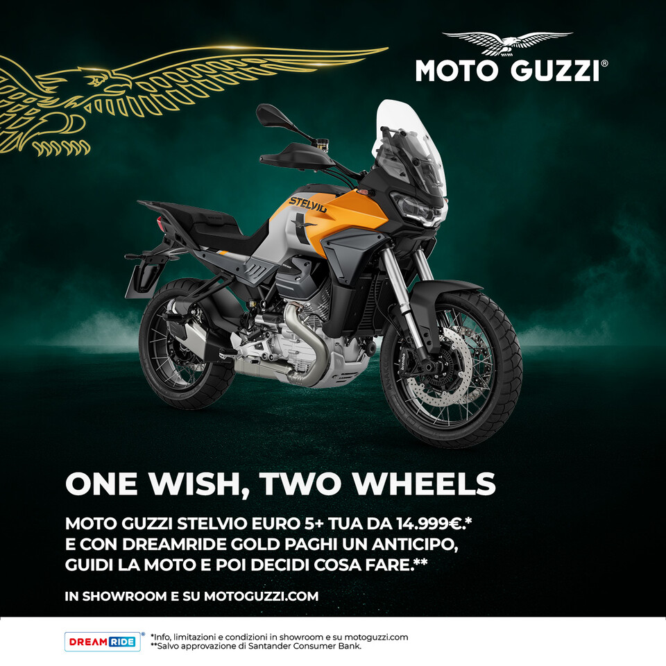 STELVIO TUA DA 14.999€ E CON DREAMRIDE GOLD PAGHI UN ANTICIPO, GUIDI LA MOTO E POI DECIDI COSA FARE.