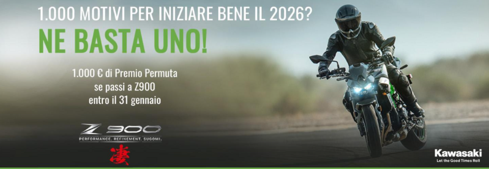 Z 900 tua con 1000€ di vantaggi