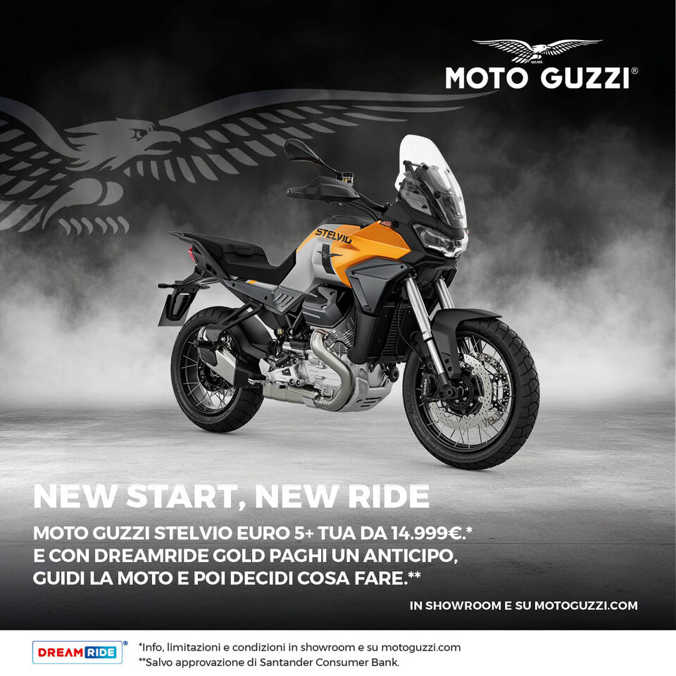 STELVIO TUA DA 14.999€ E CON DREAMRIDE PAGHI UN ANTICIPO, GUIDI LA MOTO E POI DECIDI COSA FARE.