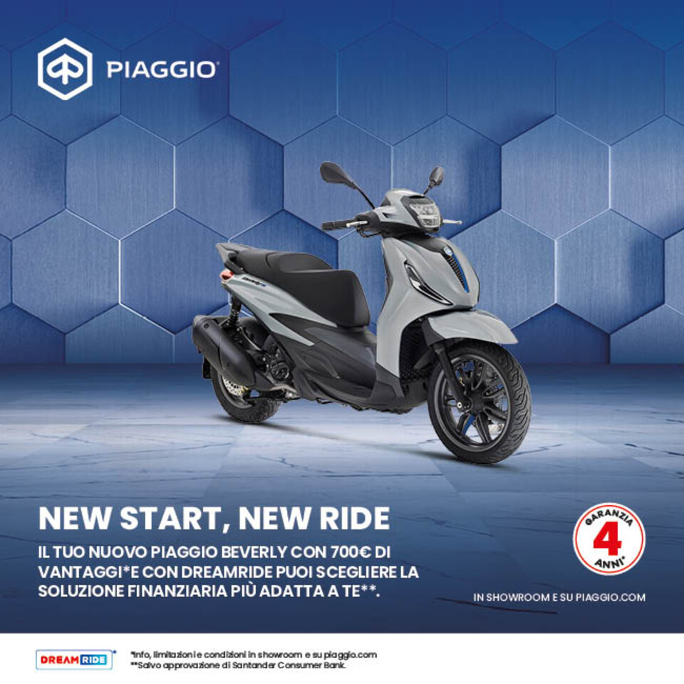 IL TUO NUOVO PIAGGIO BEVERLY A PARTIRE DA 159€ AL MESE