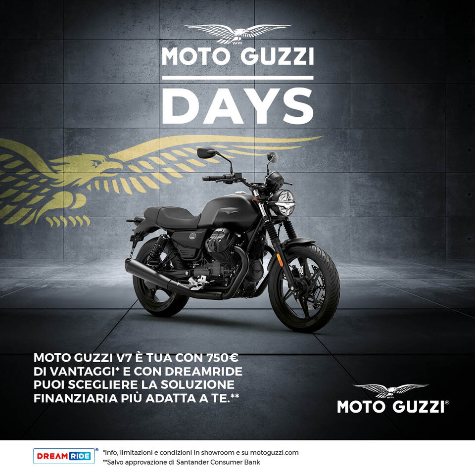 MOTO GUZZI V7 TUA CON 750€ DI VANTAGGI