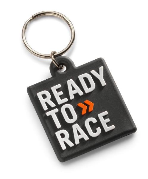 LOGO RUBBER KEYHOLDER BLACK KTM