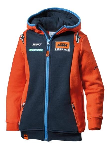 KIDS REPLICA TEAM ZIP HOODIE KTM