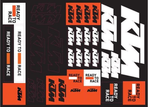 Foglio adesivo Corporate KTM