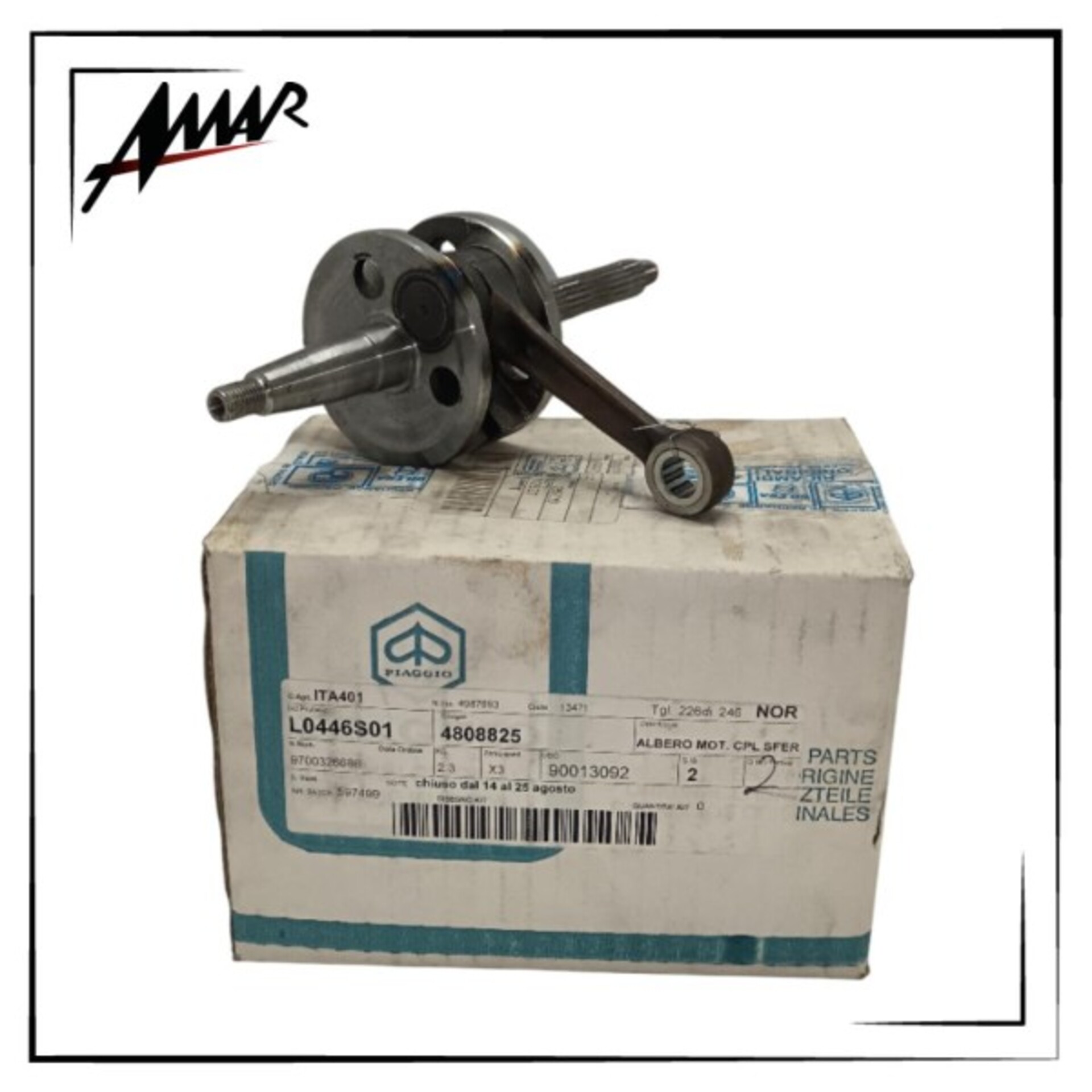 ALBERO MOTORE SFERA 80 PIAGGIO