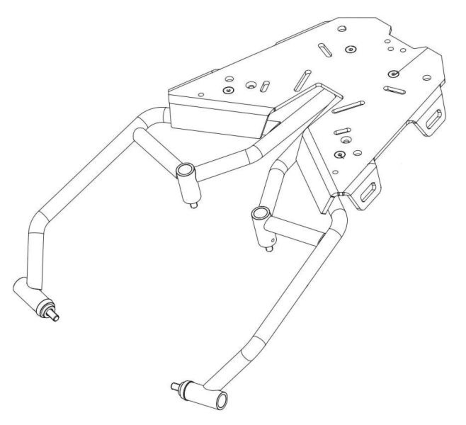 Top case carrier KTM